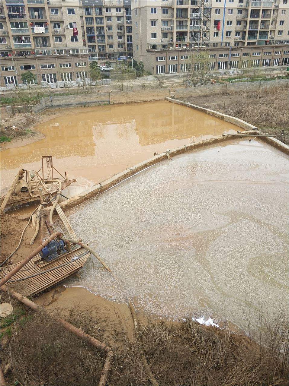 蚌山沉淀池淤泥清理-厂区废水池淤泥清淤