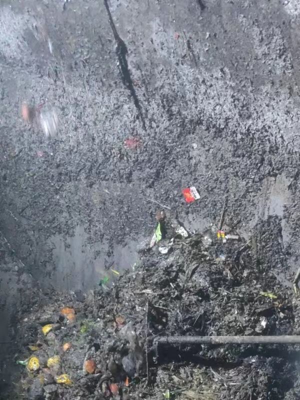 蚌山污水池清理
